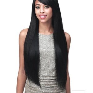Sleek Black Women's Hair Extensions